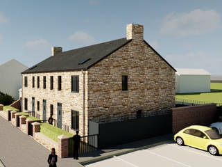 New Build Residential Development, GW Architectural GW Architectural Terrace house