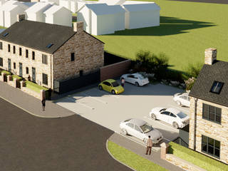 New Build Residential Development, GW Architectural GW Architectural منازل التراس