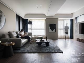 百玥空間設計 ─ 時光寶盒, 百玥空間設計 百玥空間設計 Mediterranean style living room
