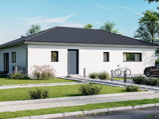 Lessingstraße 128 Walmdach - Nordansicht bauen.wiewir GmbH & Co. KG Bungalows