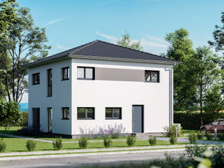 Stadtvilla Klassik - Schlossallee 138, bauen.wiewir GmbH & Co. KG bauen.wiewir GmbH & Co. KG Casa prefabbricata