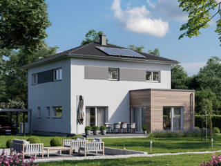 Stadtvilla Extra - Schlossallee 148, bauen.wiewir GmbH & Co. KG bauen.wiewir GmbH & Co. KG Збірні будинки