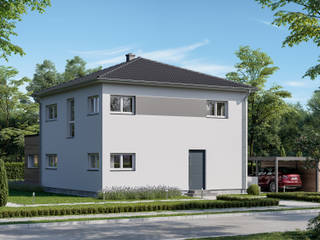 Stadtvilla Extra - Schlossallee 148, bauen.wiewir GmbH & Co. KG bauen.wiewir GmbH & Co. KG منزل جاهز للتركيب
