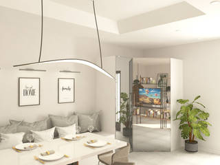 Ristrutturazione Di Interni V. Ermenesianatte (RM), Cecilia Di Giovanni Design Cecilia Di Giovanni Design Modern Living Room