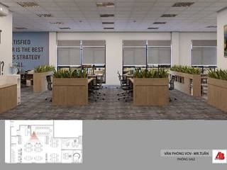 Thiết kế nội thất văn phòng UTC, Thiết Kế Nội Thất - ARTBOX Thiết Kế Nội Thất - ARTBOX Phòng học/văn phòng phong cách hiện đại