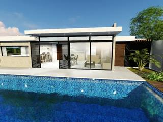 PROPUESTA VIVIENDA DE DESCANSO, ESQUEMA ARQUITECTOS S.A.S ESQUEMA ARQUITECTOS S.A.S 度假別墅