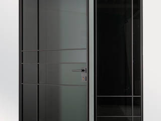 Swing Door Slime Line 2-flügelig mit Oberlicht und Seitenteil raumplus Zimmertür