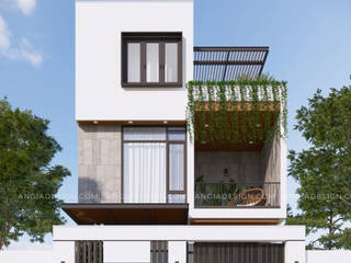 TT - HOUSE / Biệt thự tối giản hiện đại, Công ty Thiết kế & Xây dựng An Gia Công ty Thiết kế & Xây dựng An Gia Дома с террасами