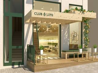 Club Life - Projeto de Restaurante e Café, ARKT VAREJO ARKT VAREJO Other spaces