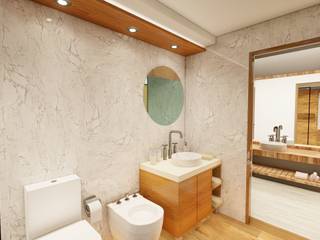 Diseño de baño A-P, Group Arquitectura Group Arquitectura 모던스타일 욕실