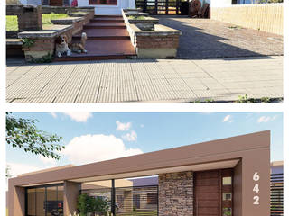 Diseño de fachada G-N, Group Arquitectura Group Arquitectura บ้านเดี่ยว