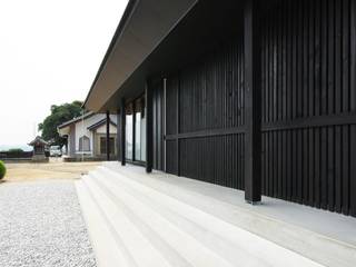 蒲郡の庫裏-gamagori, 株式会社 空間建築-傳 株式会社 空間建築-傳 Wooden houses