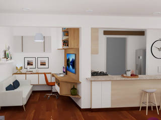 diseño de estudios y salas comedor, Omar Interior Designer Empresa de Diseño Interior, remodelacion, Cocinas integrales, Decoración Omar Interior Designer Empresa de Diseño Interior, remodelacion, Cocinas integrales, Decoración Study/office