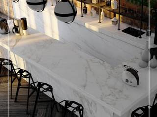 Porcelain Countertops, Efesus Stone Efesus Stone Unit dapur