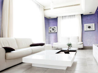 KLONDIKE LIGHT, ELETI Eleganza Italiana ELETI Eleganza Italiana Moderne Wohnzimmer Sandstein Lila/Violett