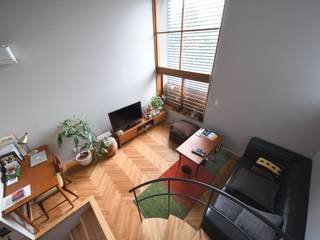 細長い家, 岩田建築アトリエ 岩田建築アトリエ Living room