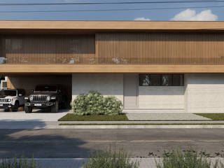 Casa K|G, Lisiane Leoni Arquitetura Lisiane Leoni Arquitetura บ้านเดี่ยว