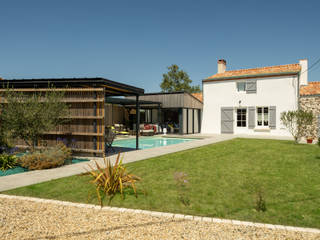 Composition autour de la piscine, AM architecture AM architecture Garden Pool