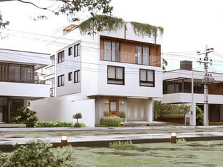 Casa Vichara, COB Arquitetura COB Arquitetura منازل التراس