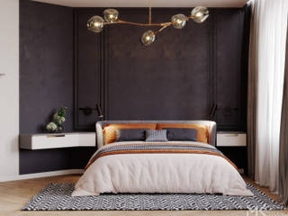 Частный дом, MK-design studio MK-design studio Master bedroom