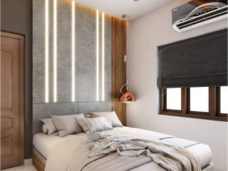 Perfect Interior Design For Your Home..., Monnaie Architects & Interiors Monnaie Architects & Interiors Hauptschlafzimmer