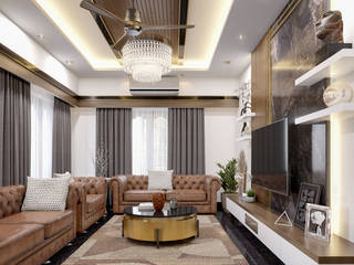 Perfect Interior Design For Your Home..., Monnaie Interiors Pvt Ltd Monnaie Interiors Pvt Ltd غرفة المعيشة