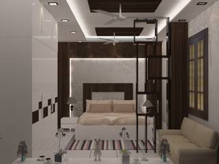 Master Bedroom Design, Furbish Design Studio Pvt. Ltd. Furbish Design Studio Pvt. Ltd. Kamar tidur utama