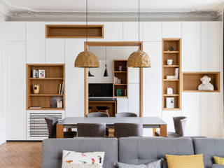 Rénovation intérieure d'un appartement haussmannien, Créateurs d'Interieur Créateurs d'Interieur Plochý