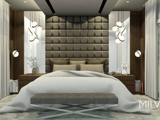 RESIDÊNCIA PINOTT | Suíte Master do Casal | Interlagos, Vila Velha - ES | 2020, MILWARD ARQUITETURA MILWARD ARQUITETURA Master bedroom