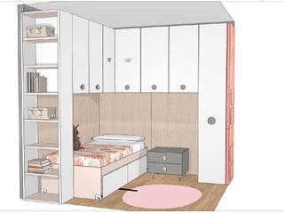 Cameretta NIDI ponte, EML SRL EML SRL Girls Bedroom