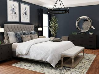 Bedroom lighting tips to make your bedroom feel extra cosy press profile homify Phòng ngủ chính Furniture, Building, Property, Decoration, Comfort, Wood, Interior design, Textile, Lighting, Bed frame