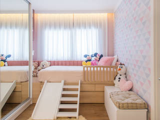 Quarto Antonella, Laura Santa Maria | Arquitetura de Interiores Laura Santa Maria | Arquitetura de Interiores Girls Bedroom