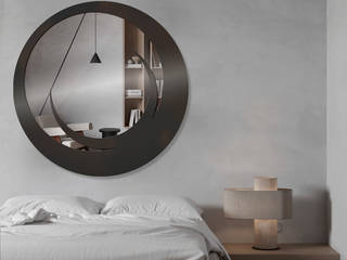 SPECCHIO MOON, FG ART and DESIGN FG ART and DESIGN Master bedroom