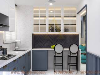 Modular kitchen design by the best interior designer in Patna, The Artwill Constructions & Interior The Artwill Constructions & Interior Inbouwkeukens