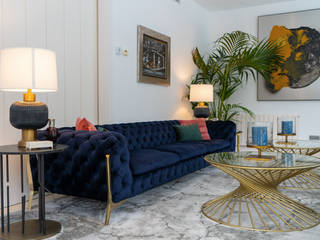 Proyecto en Madrid, Zagaleta, DC PROJECTS DC PROJECTS Modern living room