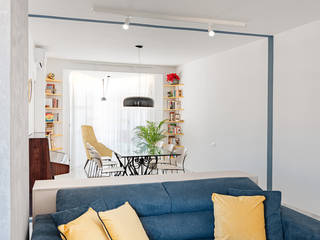 Casa a Piazza Grande, manuarino architettura design comunicazione manuarino architettura design comunicazione Minimalist living room