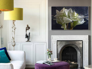 Vivienda en Madrid, Ines Benavides Ines Benavides Modern living room