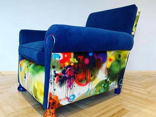 Funky chair , The Cheshire Upholstery Company The Cheshire Upholstery Company Salas de estilo ecléctico