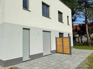 Sichtschutzlösungen für Berliner Großprojekt, Siebau Raumsysteme GmbH & Co KG Siebau Raumsysteme GmbH & Co KG Moderner Balkon, Veranda & Terrasse