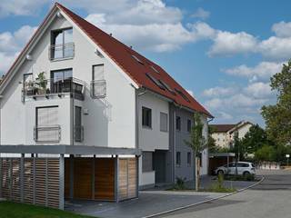 Einhausungen mit Dachbegrünung für Mehrfamilienhaus, Siebau Raumsysteme GmbH & Co KG Siebau Raumsysteme GmbH & Co KG 華廈