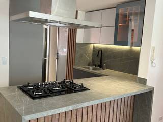 Cocina remodelada , Disarteco Disarteco مطبخ ذو قطع مدمجة