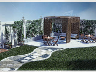 landscap, مهندس معمارى حر مهندس معمارى حر Giardino interno