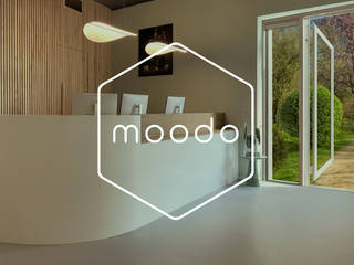 Biophilic design van tandheelkundig centrum, Moodo interieurontwerp Moodo interieurontwerp Więcej pomieszczeń