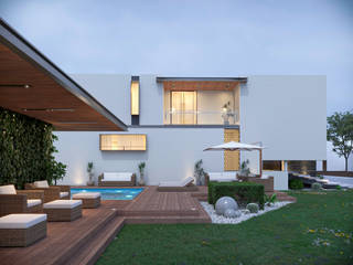 PROYECTO MOLLIER , A&L Arquitectos A&L Arquitectos リゾートハウス