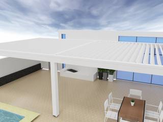 REFLEXIONES Y PROYECTOS, PERSYMAR PERSYMAR Modern balcony, veranda & terrace