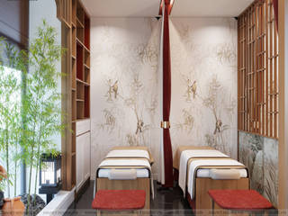 Interior design and construction of Duong Sinh Spa - Linh Dam, Anviethouse Anviethouse Other spaces