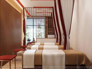 Interior design and construction of Duong Sinh Spa - Linh Dam, Anviethouse Anviethouse Other spaces