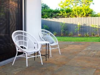 Natursteinoptik Terrassenplatte - Buntschiefer, Fliesen24 Fliesen24 Modern Terrace