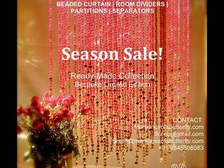 Season Sale 2022 - Avail Your Diwali Discount Offer - Shop Beautiful Bead Curtain Room Dividers !, Memories of a Butterfly: Bead Curtains & Room Dividers Memories of a Butterfly: Bead Curtains & Room Dividers Living room