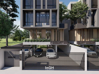 PHO-Home Office, InGH Architects co.,ltd (บจก.อินจีเอช สถาปนิก) InGH Architects co.,ltd (บจก.อินจีเอช สถาปนิก) Einfamilienhaus